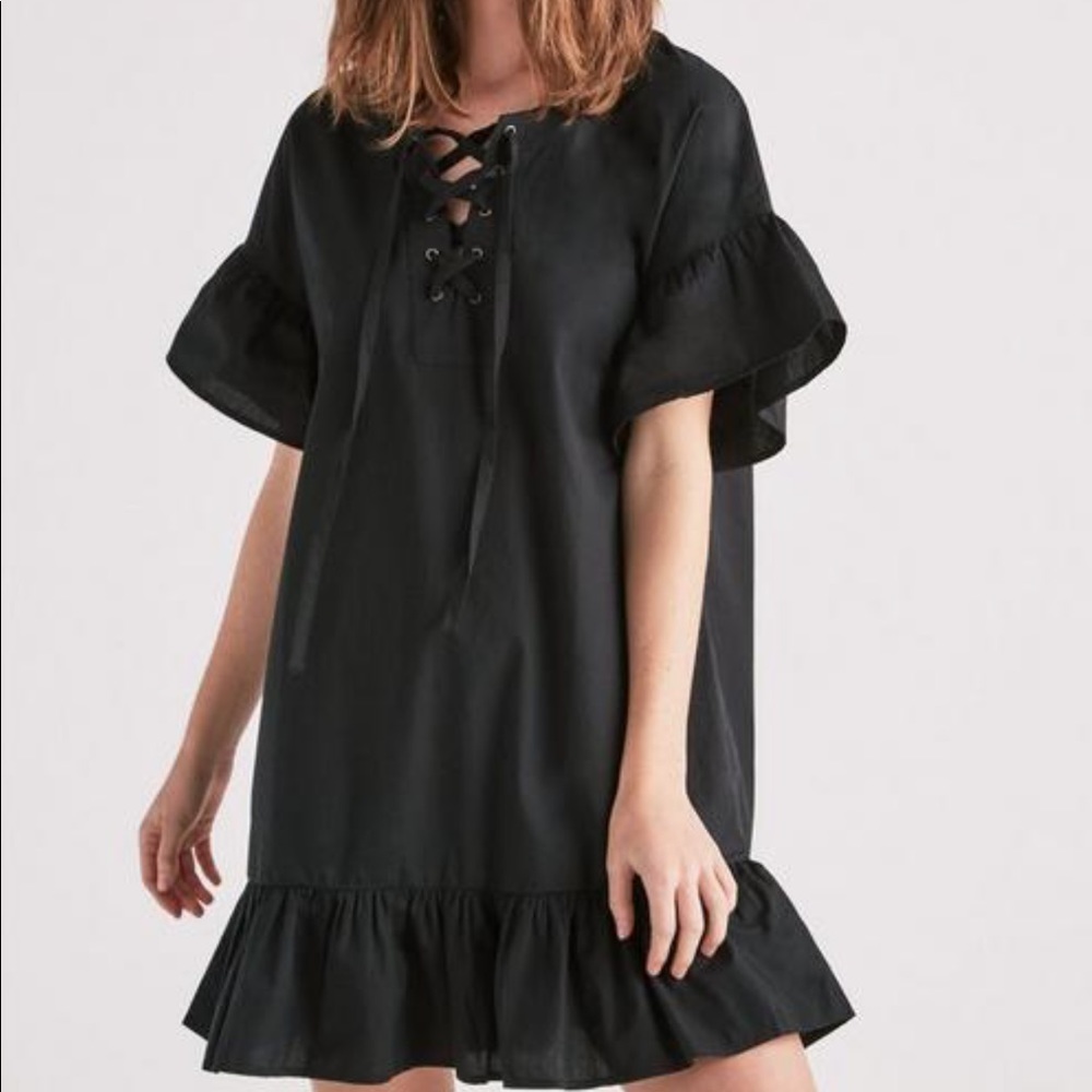 Lucky Brand Lace-Up Dress